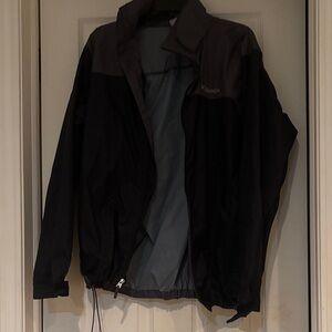Columbia Men's Black and Gray Windbreaker